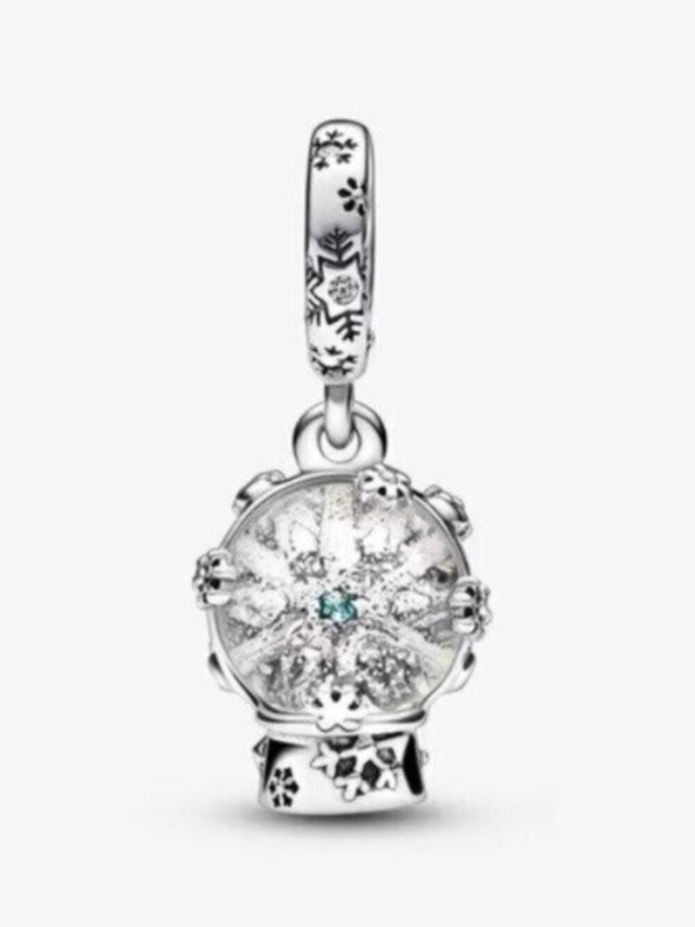 Pandora Snowflake Snow Globe Dangle Charm